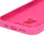 Carcasa Bizon Soft compatibila cu iPhone 16, Fucsia 10 - lerato.ro