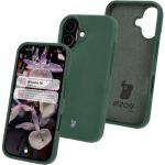 Carcasa Bizon Soft compatibila cu iPhone 16, Dark Green 3 - lerato.ro