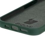Carcasa Bizon Soft compatibila cu iPhone 16, Dark Green 10 - lerato.ro