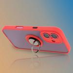 Carcasa Bizon Hybrid Ring compatibila cu iPhone 16, Rosu 7 - lerato.ro