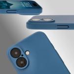 Carcasa Bizon Shell compatibila cu iPhone 16, Albastru 5 - lerato.ro