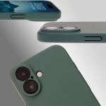 Carcasa Bizon Shell compatibila cu iPhone 16, Verde 5 - lerato.ro