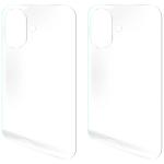 Set 2 folii protectie pentru spatele telefonului Bizon Hydrogel compatibile cu iPhone 16, Transparent 4 - lerato.ro