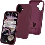 Carcasa Bizon Soft compatibila cu iPhone 16, Dark Purple 3 - lerato.ro