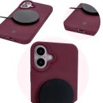 Carcasa Bizon Soft compatibila cu iPhone 16, Dark Purple 12 - lerato.ro