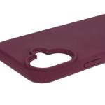 Carcasa Bizon Soft compatibila cu iPhone 16, Dark Purple 5 - lerato.ro