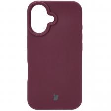 Carcasa Bizon Soft compatibila cu iPhone 16, Dark Purple