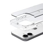 Carcasa Bizon Halo compatibila cu iPhone 16, Transparent 4 - lerato.ro