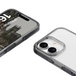 Carcasa Bizon Halo compatibila cu iPhone 16 Plus, Transparent / Negru 5 - lerato.ro