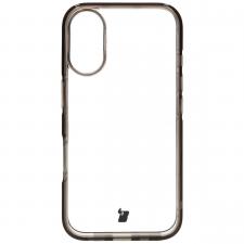 Carcasa Bizon Halo compatibila cu iPhone 16, Transparent / Negru