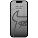 Folie sticla securizata Bizon Glass Edge Shadow Privacy compatibila cu iPhone 16e / 14 / 13 Pro / 13, Negru 2 - lerato.ro