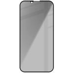 Folie sticla securizata Bizon Glass Edge Shadow Privacy compatibila cu iPhone 16e / 14 / 13 Pro / 13, Negru 5 - lerato.ro
