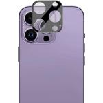 Set de 2 protectii camera foto Bizon Glass Lens compatibile cu iPhone 16 Pro / 16 Pro Max, Negru 7 - lerato.ro