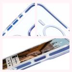 Carcasa Bizon Marco compatibila cu iPhone 16 Pro, Transparent / Albastru 8 - lerato.ro