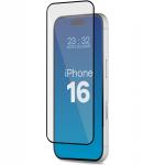 Set 2 folii sticla securizata Bizon Glass Aplicator, Kit montare inclus, compatibile cu iPhone 16, Negru 4 - lerato.ro