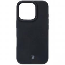 Carcasa Bizon Soft compatibila cu iPhone 16 Pro, Negru