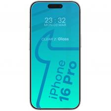 Folie sticla securizata Bizon Glass Clear 2 compatibila cu iPhone 16 Pro, Transparent