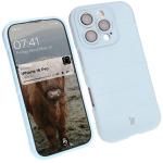 Carcasa Bizon Tur compatibila cu iPhone 16 Pro, Light Blue 3 - lerato.ro