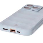 Carcasa Bizon Tur compatibila cu iPhone 16 Pro, Light Blue 4 - lerato.ro