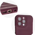 Carcasa Bizon Tur compatibila cu iPhone 16 Pro, Dark Purple 12 - lerato.ro