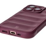 Carcasa Bizon Tur compatibila cu iPhone 16 Pro, Dark Purple 4 - lerato.ro