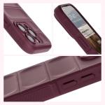 Carcasa Bizon Tur compatibila cu iPhone 16 Pro, Dark Purple 11 - lerato.ro
