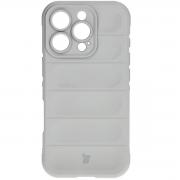 Carcasa Bizon Tur compatibila cu iPhone 16 Pro, Light Grey