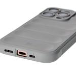 Carcasa Bizon Tur compatibila cu iPhone 16 Pro, Light Grey 4 - lerato.ro