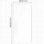 Set 2 folii protectie pentru spatele telefonului Bizon Hydrogel compatibile cu iPhone 16 Pro, Transparent 3 - lerato.ro