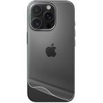 Set 2 folii protectie pentru spatele telefonului Bizon Hydrogel compatibile cu iPhone 16 Pro, Transparent 2 - lerato.ro