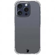Carcasa Bizon Salpa compatibila cu iPhone 16 Pro, Transparent