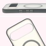 Carcasa Bizon MatteO cu MagSafe compatibila cu Google Pixel 10 Pro XL, Gri 5 - lerato.ro