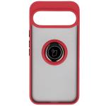 Carcasa Bizon Hybrid Ring compatibila cu Google Pixel 10 Pro XL, Rosu 2 - lerato.ro