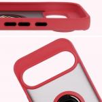 Carcasa Bizon Hybrid Ring compatibila cu Google Pixel 10 Pro XL, Rosu 4 - lerato.ro