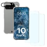 Kit protectie 2 in 1 BizonMobile Clear Pack, Carcasa Bizon Salpa si Folie sticla securizata Bizon Glass Clear 2, compatibil cu Google Pixel 10 Pro XL, Transparent 2 - lerato.ro