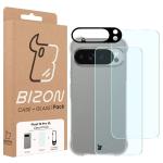 Kit protectie 2 in 1 BizonMobile Clear Pack, Carcasa Bizon Salpa si Folie sticla securizata Bizon Glass Clear 2, compatibil cu Google Pixel 10 Pro XL, Transparent 11 - lerato.ro