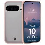 Carcasa Bizon Angelo compatibila cu Google Pixel 10 / 10 Pro, Transparent / Roz 3 - lerato.ro