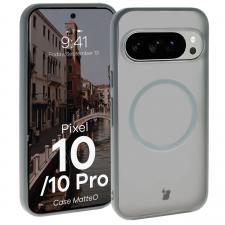 Carcasa Bizon MatteO cu MagSafe compatibila cu Google Pixel 10/10 Pro, Gri