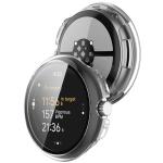 Carcasa cu protectie ecran din sticla securizata BizonMobile compatibila cu Google Pixel Watch 3 45mm, Transparent 5 - lerato.ro