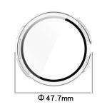 Carcasa cu protectie ecran din sticla securizata BizonMobile compatibila cu Google Pixel Watch 3 45mm, Transparent 3 - lerato.ro