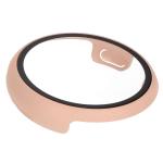 Carcasa cu protectie ecran din sticla securizata BizonMobile compatibila cu Google Pixel Watch 3 45mm, Roz 8 - lerato.ro