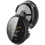Carcasa cu protectie ecran din sticla securizata BizonMobile compatibila cu Google Pixel Watch 3 45mm, Negru 5 - lerato.ro