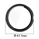 Carcasa cu protectie ecran din sticla securizata BizonMobile compatibila cu Google Pixel Watch 3 45mm, Negru 3 - lerato.ro