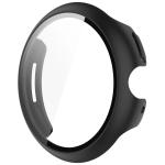 Carcasa cu protectie ecran din sticla securizata BizonMobile compatibila cu Google Pixel Watch 3 45mm, Negru 4 - lerato.ro