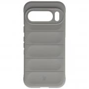 Carcasa Bizon Tur compatibila cu Google Pixel 10/10 Pro, Light Grey