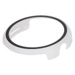 Carcasa cu protectie ecran din sticla securizata BizonMobile compatibila cu Google Pixel Watch 3 45mm, Alb 7 - lerato.ro