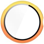 Carcasa cu protectie ecran din sticla securizata BizonMobile compatibila cu Google Pixel Watch 3 41mm, Galben / Portocaliu 9 - lerato.ro