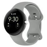 Carcasa din silicon BizonMobile compatibila cu Google Pixel Watch 4 / 3 / 2 / 1, 41mm, Gri 2 - lerato.ro