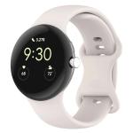 Carcasa din silicon BizonMobile compatibila cu Google Pixel Watch 4 / 3, 45mm, Alb 2 - lerato.ro