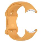 Carcasa din silicon BizonMobile compatibila cu Google Pixel Watch 4 / 3, 45mm, Galben 5 - lerato.ro